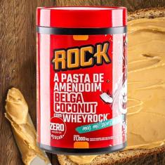Imagem de Pasta de Amendoim com Whey 1KG Rock Peanut Belga Coconut