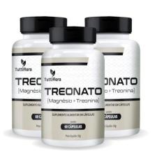 Imagem de Kit Com 03 - Treonato (Magnésio + Treonina) 500mg 60 Cápsulas TuttiFlora
