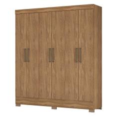 Imagem de Guarda Roupa Casal Verso 6 Portas Amêndola - Demóbile Amêndola