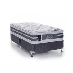 Imagem de Cama Castor Solteiro Super Luxo Latex Plush Double Face 88X188x63 + Bo