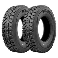 Imagem de Jogo 2 Pneus Speedmax Prime Aro 22.5 Mixmax D 295/80R22.5 152/148K 18 Lonas
