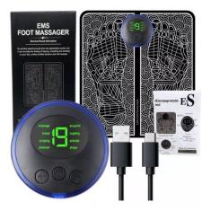 Imagem de Massageador Tapete Almofada Digital Fisioterápico Pulso Elétrico Pés -