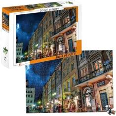 Imagem de Quebra Cabeças Puzzle 500 Peças Cenarios de Rua - Castela