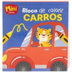 Imagem de Livro - MINIBloco de Colorir(A): Carros