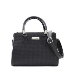 Imagem de Bolsa Feminina Maria Verônica Tote Mini Couro Preto