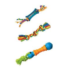 Imagem de Kit com 3 Mordedores para Cães de Porte Pequeno Dental Chew Pack - Petstages