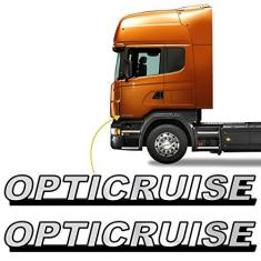 Imagem de Adesivos Opticruise Scania Emblema Lateral Cromado Resinado