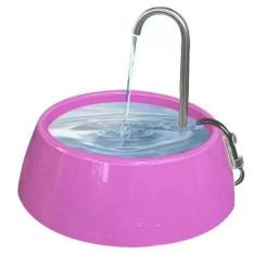 Imagem de Bebedouro Fonte Cães E Gatos Little Mec Pet 1 Litro - Rosa