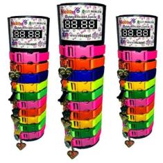 Imagem de Coleira De Seda Neon 20mm - Regulagem - 30 Unidades - Nicapet