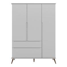 Imagem de Guarda Roupa Infantil Retrô Alice 3 Portas e 2 Gavetas - PR Baby