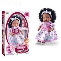Imagem de Boneca Que Fala Bebe Com Cabelo Grande Bebezao Bonecona Falante Nenem