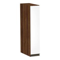 Imagem de Armário Aéreo 15cm 1 Porta Nogueira C/Branco Polar