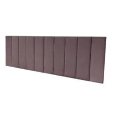 Imagem de Cabeceira Modulada De Cama Casal King Quarto Kit C/ 10 Marrom