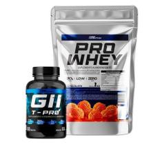 Imagem de Whey Protein Refil 1Kg + Gh Testo Pro 60 Tabletes - Pro Healthy - Pro 