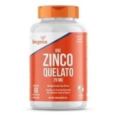 Imagem de Bio Zinco Quelato 29mg, Quelado, 60 Cápsulas, Biogens