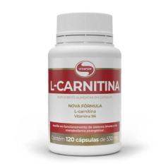 Imagem de L-Carnitina Vitamina B6 120 Cáps 500 Mg  (Dose) - Vitafor