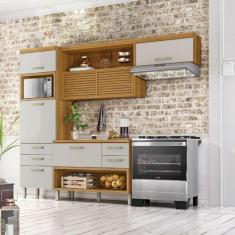 Imagem de Cozinha Princesa 3pcs Com Paneleiro Freijo/off White Nesher