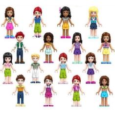 Imagem de Bonecos Blocos De Montar Amigos 4 Unidades - Mega Block Toys