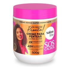 Imagem de Creme Pentear Ultra Gloss Cachos Definidos 500g Salon Line