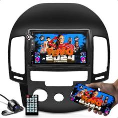 Imagem de Kit multimidia com espelhamento de celular android e ios + moldura 7 p