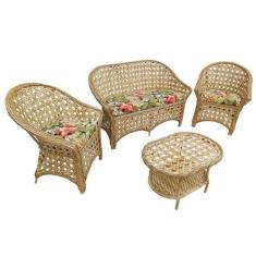 Imagem de Conjunto de Sofá Fibra Sintética Bananeira Berlim Trançando - 1 Sofá 2