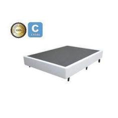 Imagem de Cama Base Box Casal  Sintético Branco 27X138x188 Rosana Colchões - Rr