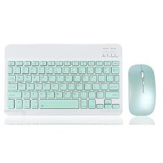 Imagem de Teclado e mouse sem fio, combo de teclado e mouse Bluetooth ultrafino, recarregável, fofo, pequeno, compacto, Bluetooth, teclado e mouse para iPad, tablet, iPhone, smartphone, Android, Windows, iOS