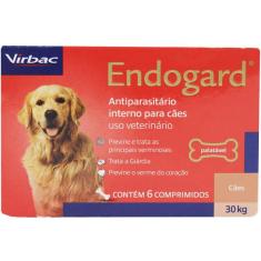 Imagem de Vermífugo Virbac Endogard para Cães até 30 Kg - 6 comprimidos