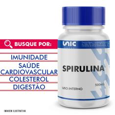 Imagem de Spirulina 500mg 90 Cápsulas