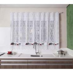 Imagem de Cortina Linha Valencia Com Estampa De Utensilios 200cm X 120
