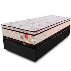 Imagem de Cama Box Baú Solteirão (Colchão + Box) Molas Ensacadas BF Colchões 97x203x64cm