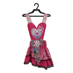 Imagem de Fantasia Jardineira Flamingo Infantil
