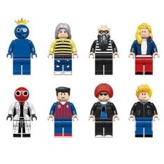 Imagem de Bonecos Blocos De Montar Rainbow Friends Coleção Blue E Red - Mega Blo