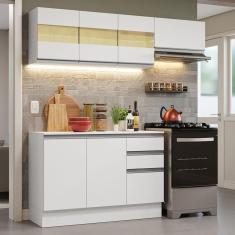 Imagem de Armário de Cozinha Compacta 100% MDF 180cm Branco Smart Madesa 03