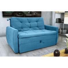 Imagem de Sofá Cama Meg Turkey Petroleo F442 - Matrix