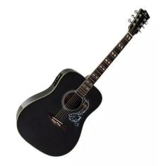 Imagem de Violão Elétrico Folk Michael Galaxy Vm925dt Aço Preto Bk