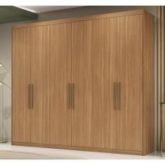 Imagem de Guarda Roupa Roupeiro Casal 63370 06 Portas 03 Gavetas Sumatra Amendola Touch Demóbile