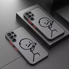 Imagem de Estojo traseiro fosco rígido para Samsung Galaxy S22 S21 Ultra S20 FE S10E S10 S9 Plus Note 20 10 9 Capa protetora macia à prova de choque, 2, para S22 Ultra