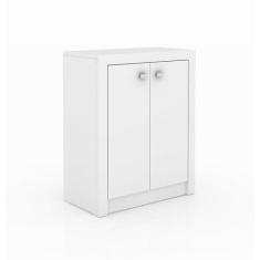 Imagem de Balcão Escritório Com 2 Portas Me4103 Branco - Tecnomobili - Tecno Mob