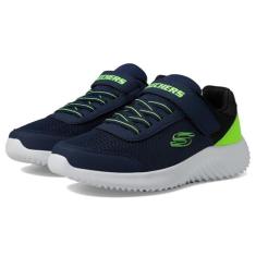 Imagem de Skechers Tênis masculino Bounder-Trekzic (criança pequena), Azul marinho/limão, 16