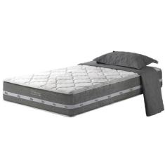 Imagem de Colchão Solteiro King Miami Molas Ensacadas 96x203x22cm - Zidi, Cinza