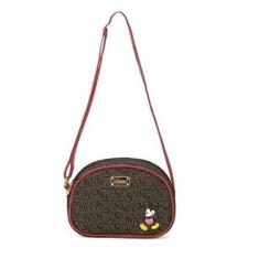 Imagem de Bolsa Transversal Mickey Mouse Sintética Preta Luxcel