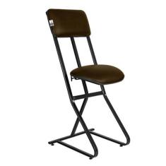 Imagem de Banqueta para Vigilantes e Vigias Linha Security Marrom - Design Offic