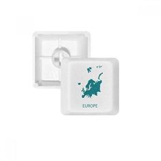 Imagem de Kit de Atualização para Jogos com Teclado Mecânico PBT Mapa Contorno da Europa Continent