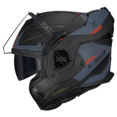 Imagem de Capacete ls2 Advant X FF901 Oblivion Azul Escamoteável, Preto Azul Fos