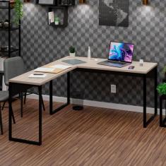 Imagem de Mesa De Escritório Em L Industrial 1,50X1,50 Netmobil