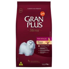 Imagem de Ração GranPlus Frango e Arroz para Cães Adultos Mini e Pequenas - 15 Kg
