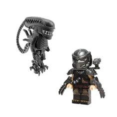 Imagem de Boneco Alien Ou Predator Cinema Bloco De Montar Escolha