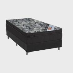 Imagem de Cama Box Solteiro + Colchão Ortobom De Molas Iso Nanolastic 65x88x138
