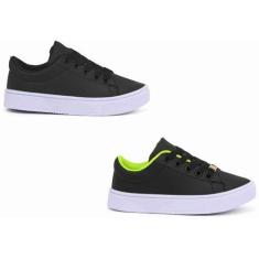 Imagem de Kit 2 Pares De Tênis Infantil Masculino Leve E Resistente Versátil - K